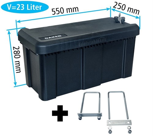 Deichselbox mit montagesatz - mit,