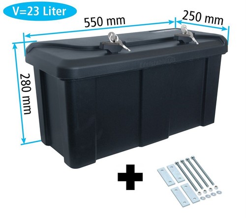 Blackit deichselbox mit 2 - blackit,