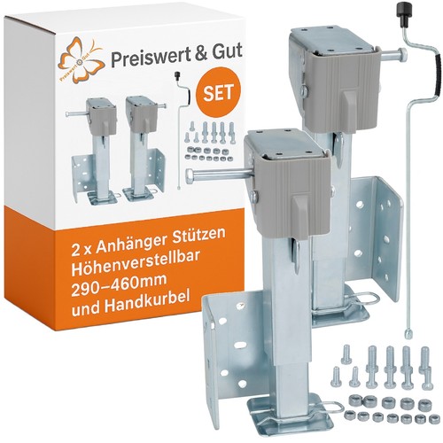 Anhänger stützen set - stützen,