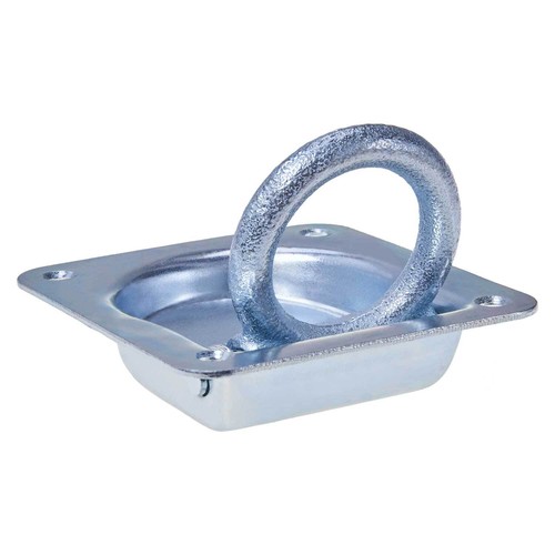 Zurrmulde mit ring - zurrmulde, feder