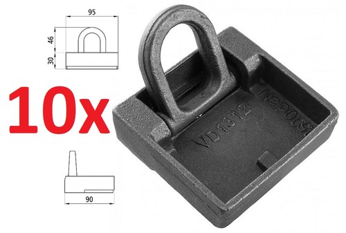 10x zurrmulde mit ring - 10x,